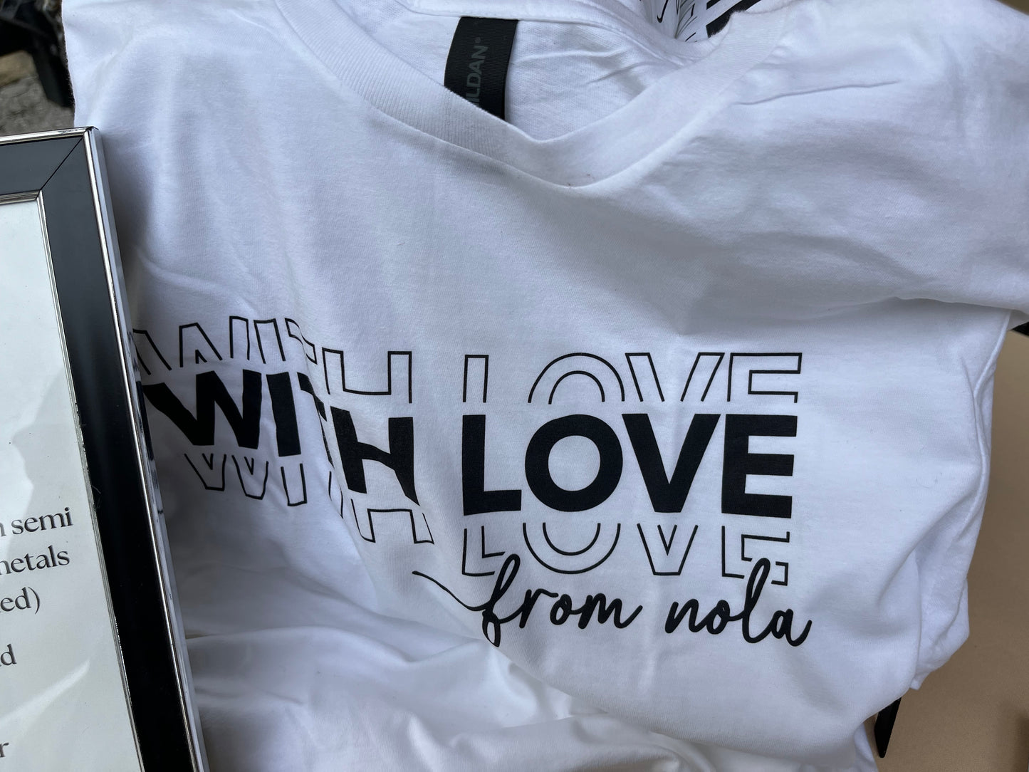 With Love from NOLA t-shirt